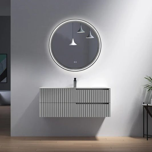 MODERN Wallmount Vanity Matte Grey